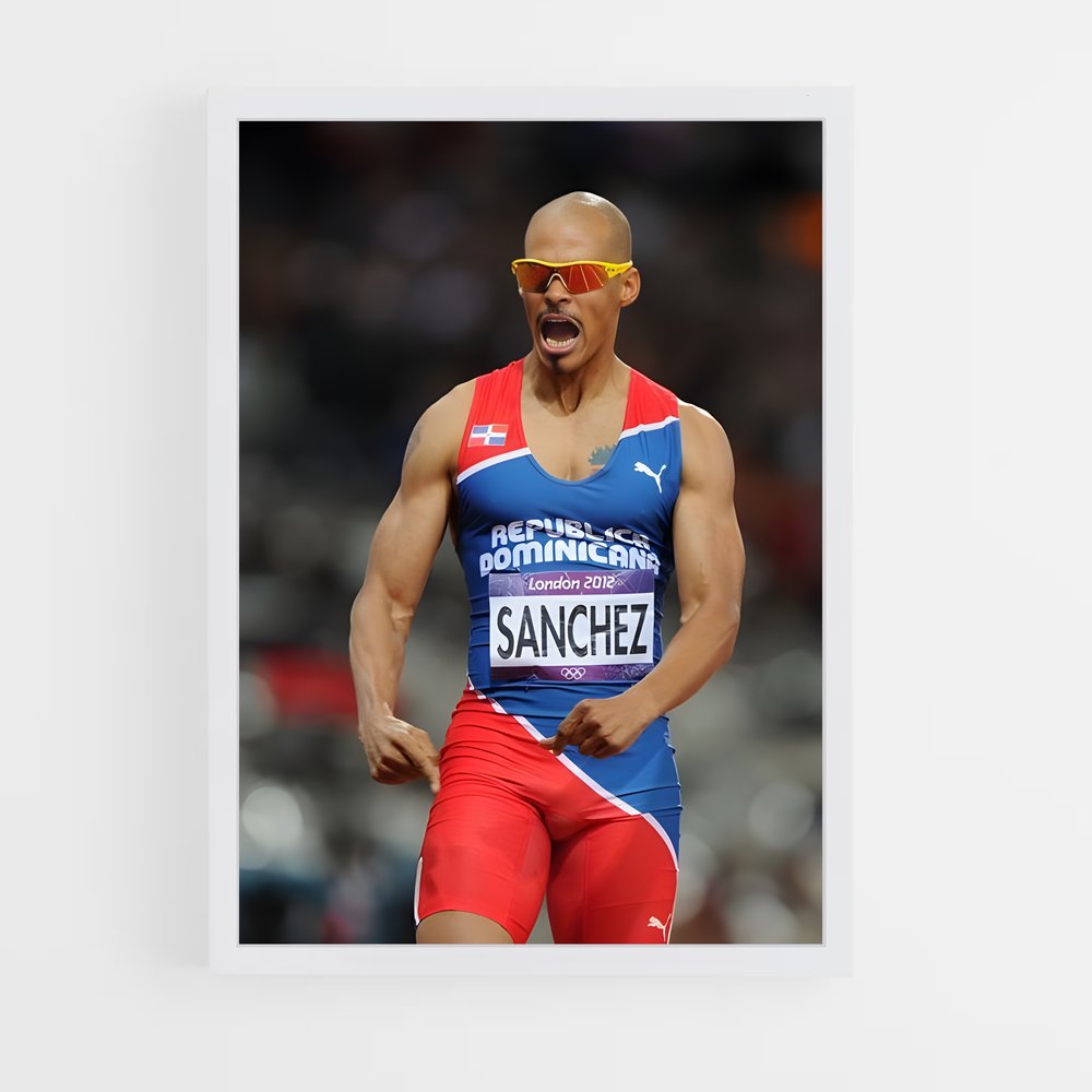 Poster L'Élan du Héros – affiche Athlétisme (vue 3)